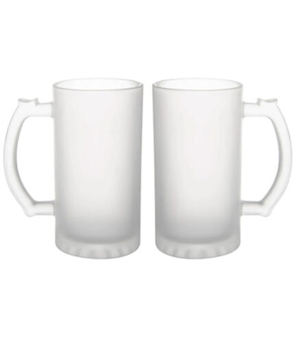 Set 2 Halbe Sublimabile din Sticlă „Frosted” – 500 ml